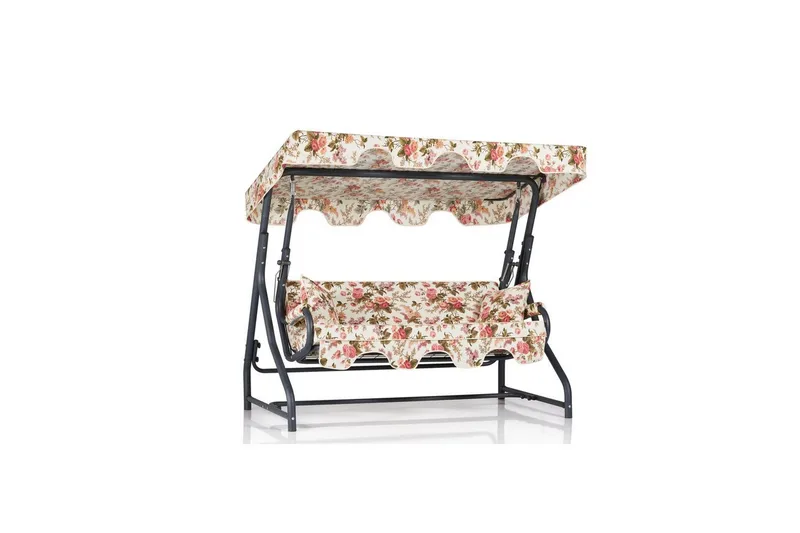 Havemøbelsæt Til Tre, Gyngestol Gowanda (200 x 165 x 110 cm) Multifarvet 2 - Multifarvet 2 - Havemøbler - Havesofaer & bænke - Hængesofaer