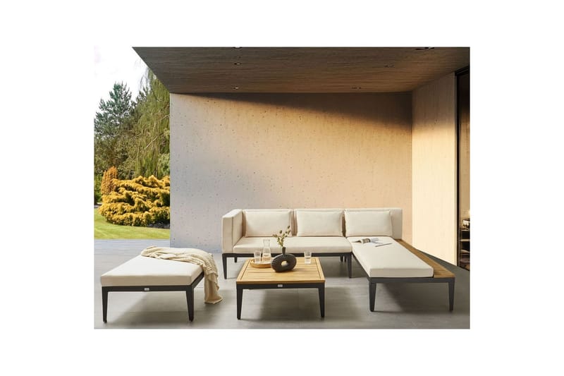 Havesofa sæt med bord 3-personers Bracciano - Havemøbler - Havesofaer & bænke - Havesofaer
