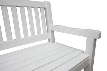 Rimforsa Havesofa - Hvidlaserad Fyrretræ - Havemøbler - Havesofaer & bænke - Udendørs bænk & havebænk