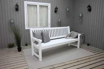 Rimforsa Havesofa - Hvidlaserad Fyrretræ - Havemøbler - Havesofaer & bænke - Udendørs bænk & havebænk