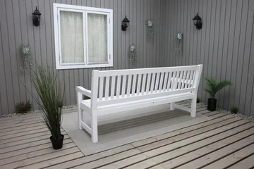 Rimforsa Havesofa - Hvidlaserad Fyrretræ - Havemøbler - Havesofaer & bænke - Udendørs bænk & havebænk