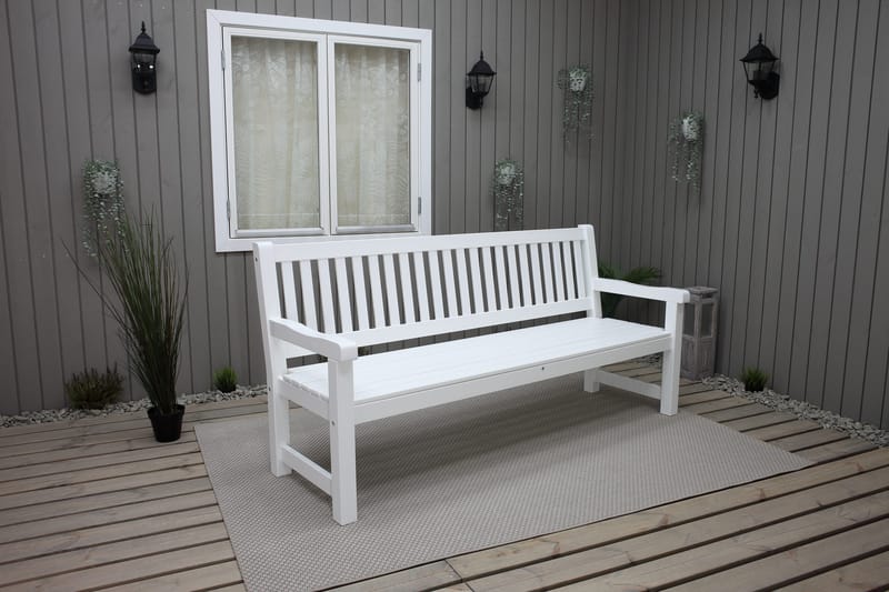 Rimforsa Havesofa - Hvidlaserad Fyrretræ - Havemøbler - Havesofaer & bænke - Havesofaer