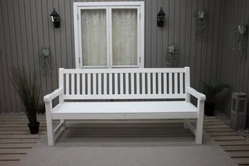 Rimforsa Havesofa - Hvidlaserad Fyrretræ - Havemøbler - Havesofaer & bænke - Udendørs bænk & havebænk