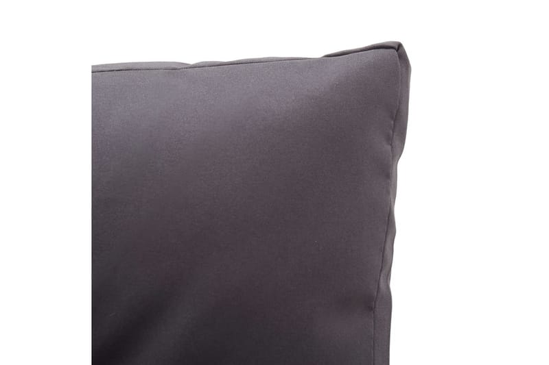 Topersoners Havesofa Med Hynder 124 cm Polyrattan Grå - Havemøbler - Havesofaer & bænke - Havesofaer