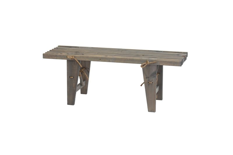 Hillerstorp Ecobench bænk udendørs 120 cm fyr grå olieret, Fyr grå olieret