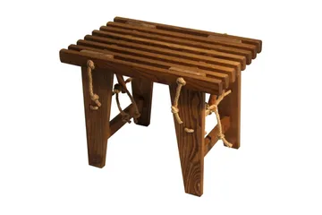 Hillerstorp Ecobench bænk udendørs 60 cm ask olieret brun