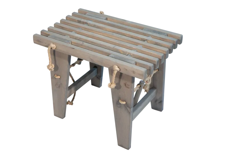 Hillerstorp Ecobench bænk udendørs 60 cm fyr grå olieret, Fyr grå olieret