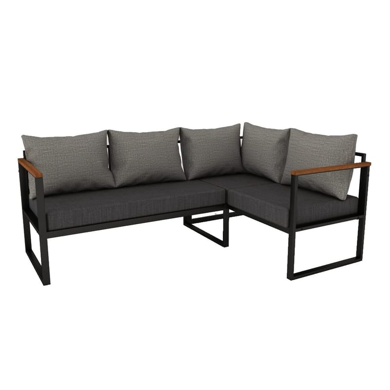 Hue Havesofa 190 cm, Grå/Antracit