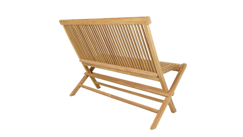 Milano Foldbar bænk 120 cm - Træ - Havemøbler - Havesofaer & bænke - Udendørs bænk & havebænk