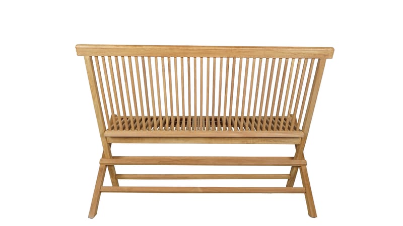 Milano Foldbar bænk 120 cm - Træ - Havemøbler - Havesofaer & bænke - Udendørs bænk & havebænk