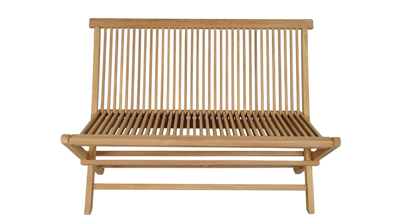 Milano Foldbar bænk 120 cm - Træ - Havemøbler - Havesofaer & bænke - Udendørs bænk & havebænk