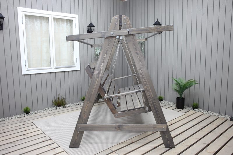 Pelle Hængekøje uden tag - Grå - Havemøbler - Havesofaer & bænke - Hængesofaer