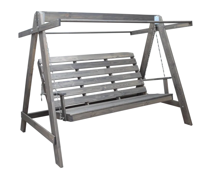 Pelle Hængekøje uden tag, Grå