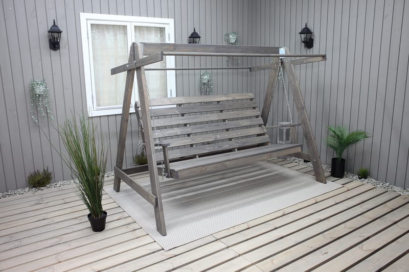 Pelle Hængekøje uden tag - Grå - Havemøbler - Havesofaer & bænke - Hængesofaer