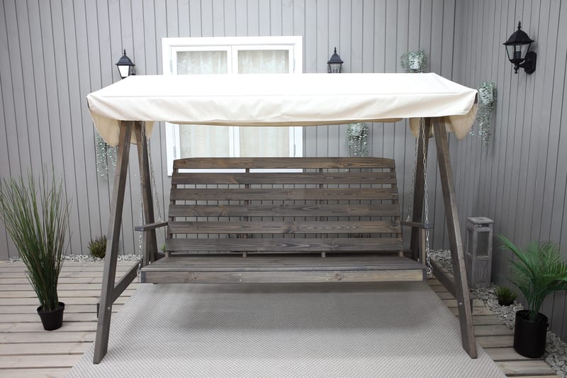 Pelle Hængekøje uden tag - Grå - Havemøbler - Havesofaer & bænke - Hængesofaer