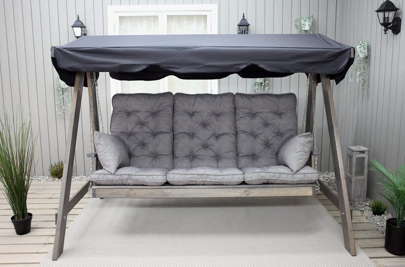 Pelle Hængekøje uden tag - Grå - Havemøbler - Havesofaer & bænke - Hængesofaer