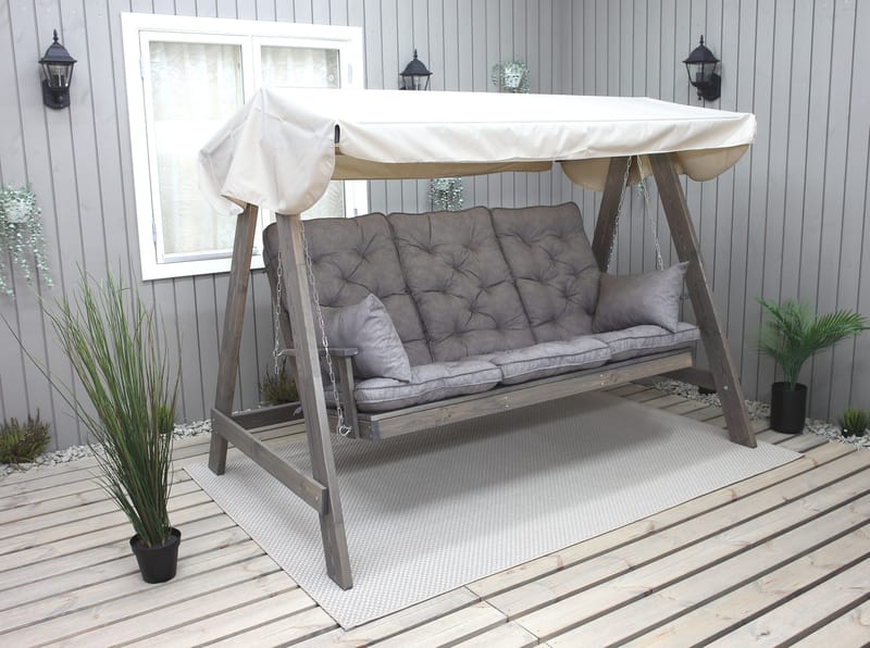 Pelle Hængekøje uden tag - Grå - Havemøbler - Havesofaer & bænke - Hængesofaer