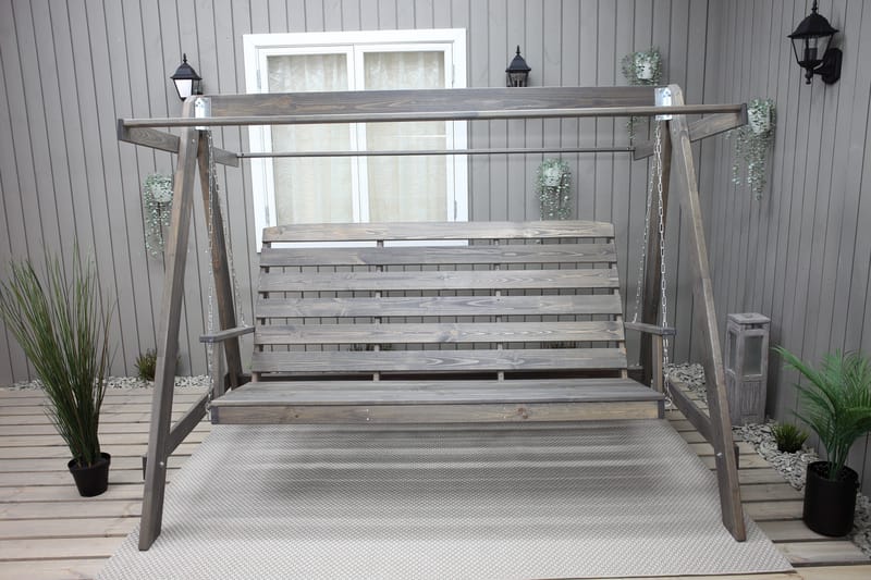 Pelle Hængekøje uden tag - Grå - Havemøbler - Havesofaer & bænke - Hængesofaer