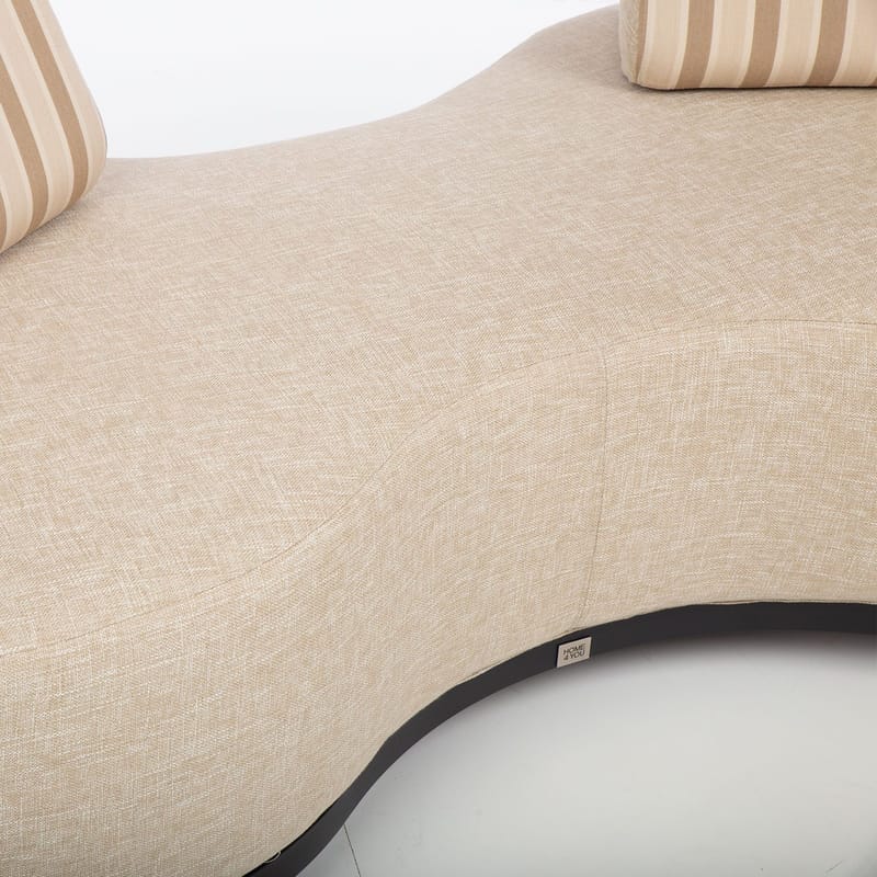 Sofa HOME4YOU Amano 2-personers Beige - Beige - Havemøbler - Havesofaer & bænke - Havesofaer