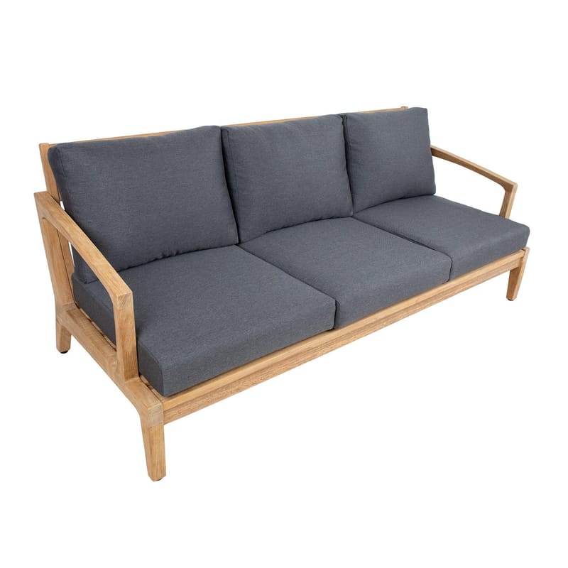 Sofa HOME4YOU Maldive 3-personers - Brun - Havemøbler - Havesofaer & bænke - Havesofaer