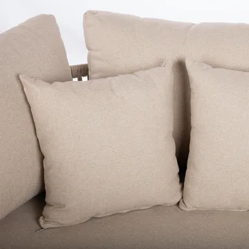 Sofa HOME4YOU Medina 163,5x135x71,5 cm beige - Beige - Havemøbler - Havesofaer & bænke - Havesofaer