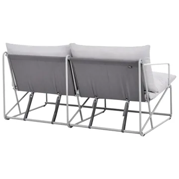 Sofa udendørs 2-personers Ponte - Grå - Havemøbler - Havesofaer & bænke