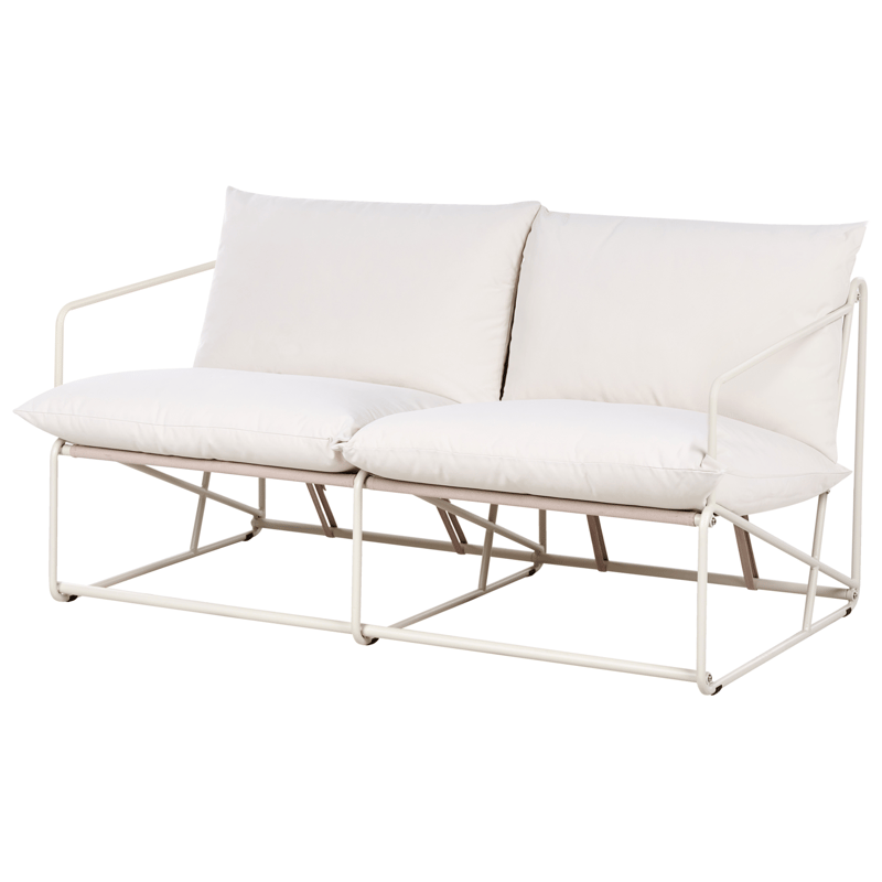 Sofa udendørs 2-personers Ponte - Taupe/Beige - Havemøbler - Havesofaer & bænke