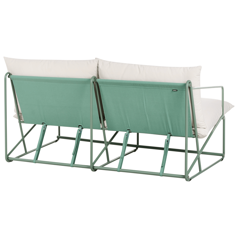 Sofa udendørs 2-personers Ponte - Grøn/Beige - Havemøbler - Havesofaer & bænke