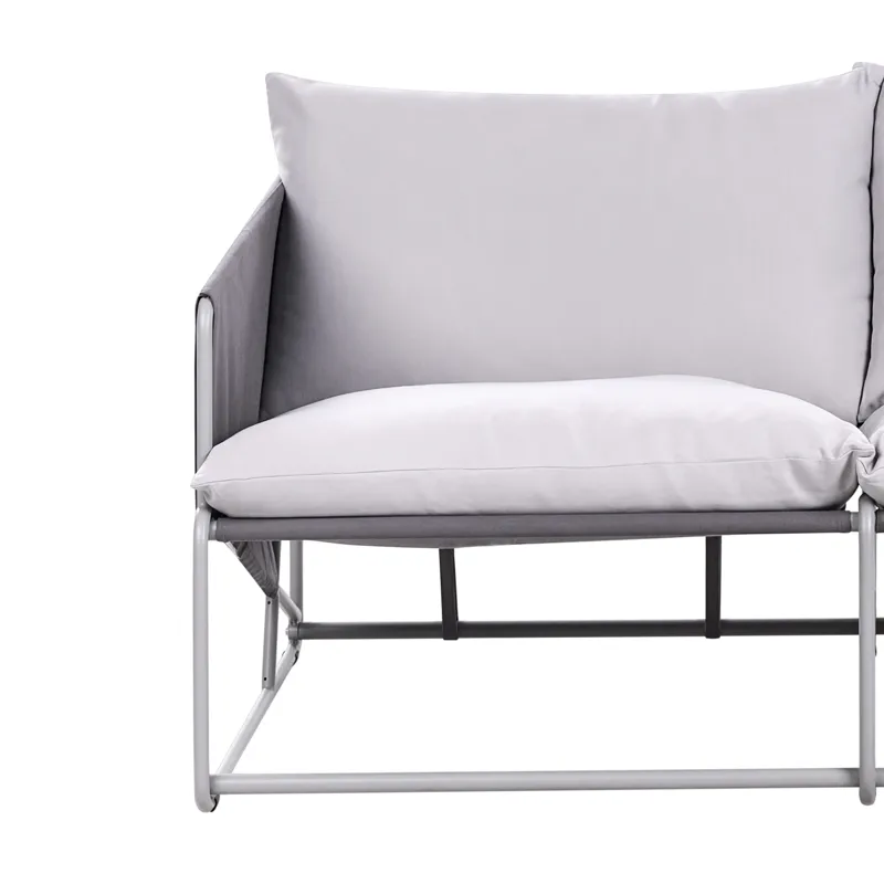 Sofa udendørs 2-personers Ponte - Grå - Havemøbler - Havesofaer & bænke