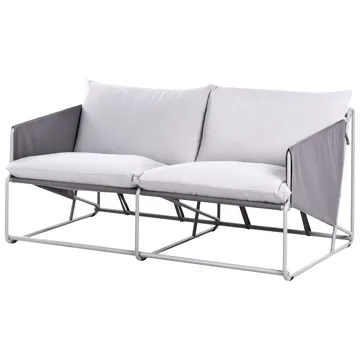 Sofa udendørs 2-personers Ponte - Grå - Havemøbler - Havesofaer & bænke