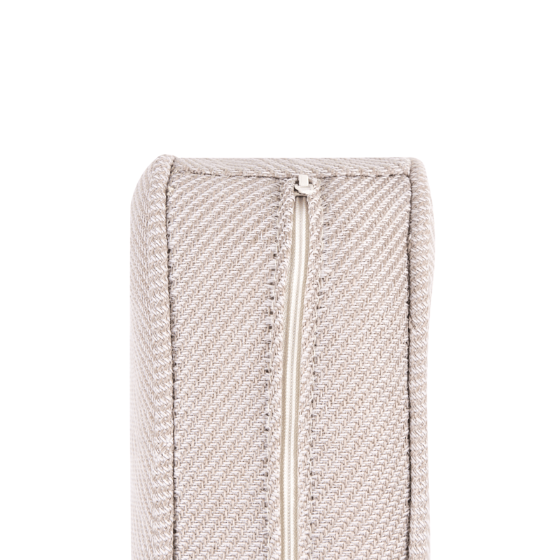 Sofa udendørs 2-personers Omegana kunstflet - Beige/Sort - Havemøbler - Havesofaer & bænke