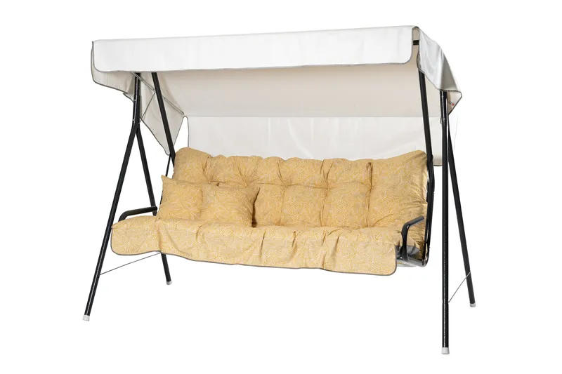 Suvi Komplet Hængekøje 200 cm, Grå/Gul