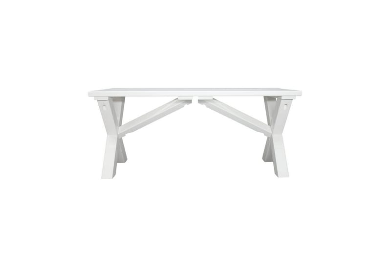 Udendørs Bænk Scottsdale - Hvid, 100 cm - Havemøbler - Havesofaer & bænke - Udendørs bænk & havebænk