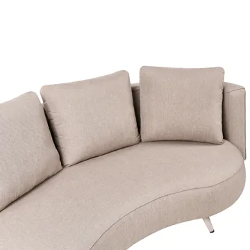 Udendørs sofa Parori højrevendt - Beige - Havemøbler - Havesofaer & bænke - Havesofaer