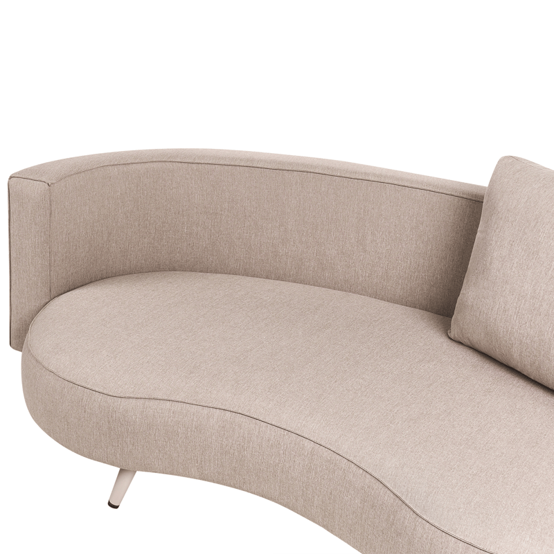 Udendørs sofa Parori venstrevendt - Beige - Havemøbler - Havesofaer & bænke - Havesofaer