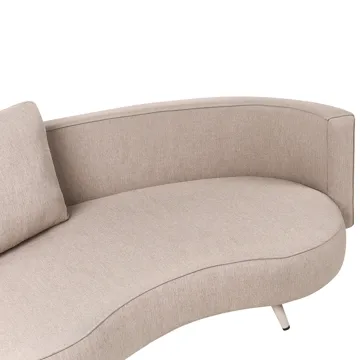 Udendørs sofa Parori højrevendt - Beige - Havemøbler - Havesofaer & bænke - Havesofaer