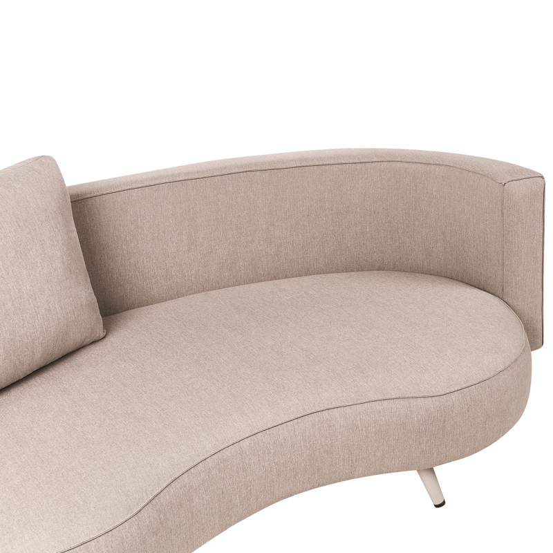 Udendørs sofa Parori højrevendt - Beige - Havemøbler - Havesofaer & bænke - Havesofaer