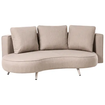 Udendørs sofa Parori højrevendt - Beige - Havemøbler - Havesofaer & bænke - Havesofaer