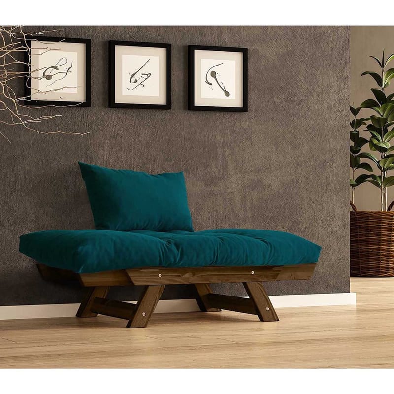 Zylar 2-personers Sovesofa - Blå - Møbler - Sofaer - Sovesofaer - 2 personers sovesofa