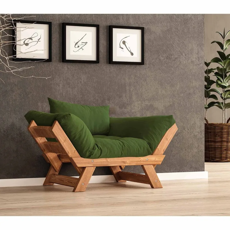 Zylar 2-personers Sovesofa, Grøn