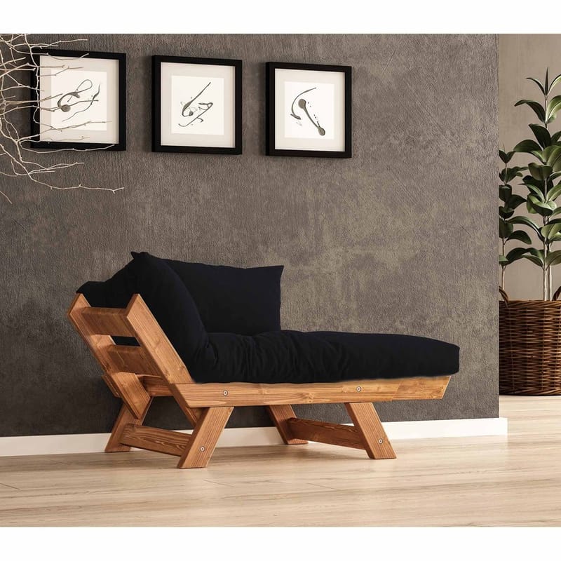 Zylar 2-personers Sovesofa - Sort - Møbler - Sofaer - Sovesofaer - 2 personers sovesofa