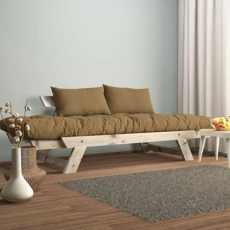 Zylar 2-personers Sovesofa - Taupe/Natur - Møbler - Sofaer - Sovesofaer - 2 personers sovesofa