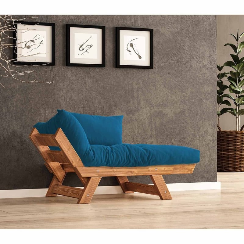 Zylar 2-personers Sovesofa - Blå - Møbler - Sofaer - Sovesofaer - 2 personers sovesofa