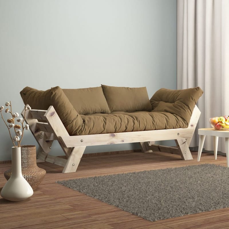 Zylar 2-personers Sovesofa, Taupe/Natur