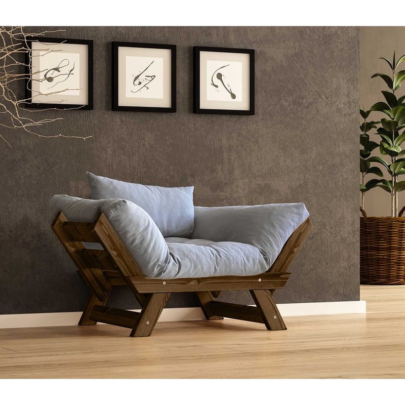 Zylar 2-personers Sovesofa - Grå - Møbler - Sofaer - Sovesofaer - 2 personers sovesofa