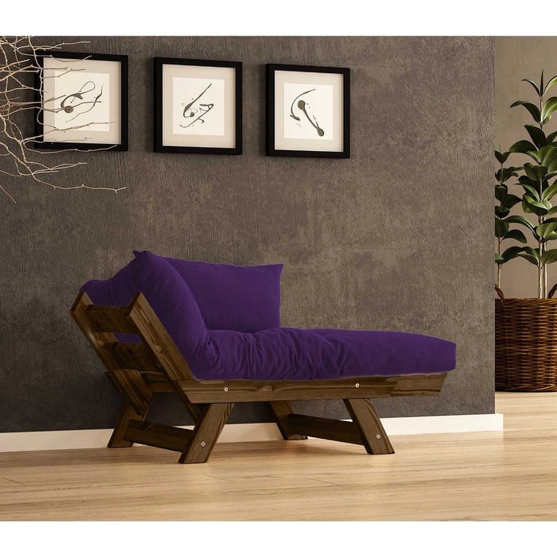Zylar 2-personers Sovesofa - Lilla - Møbler - Sofaer - Sovesofaer - 2 personers sovesofa