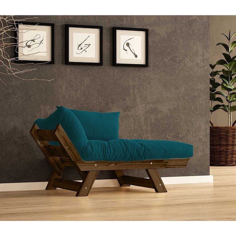 Zylar 2-personers Sovesofa - Blå - Møbler - Sofaer - Sovesofaer - 2 personers sovesofa