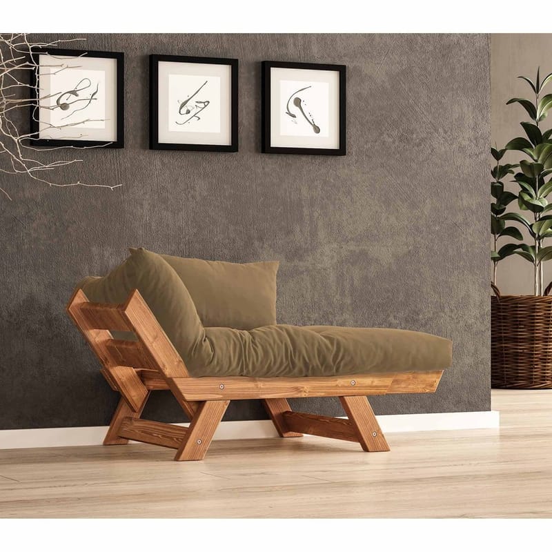 Zylar 2-personers Sovesofa - Taupe - Møbler - Sofaer - Sovesofaer - 2 personers sovesofa
