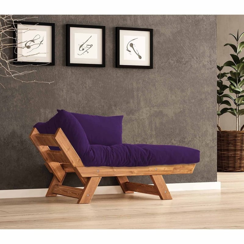 Zylar 2-personers Sovesofa - Lilla - Møbler - Sofaer - Sovesofaer - 2 personers sovesofa