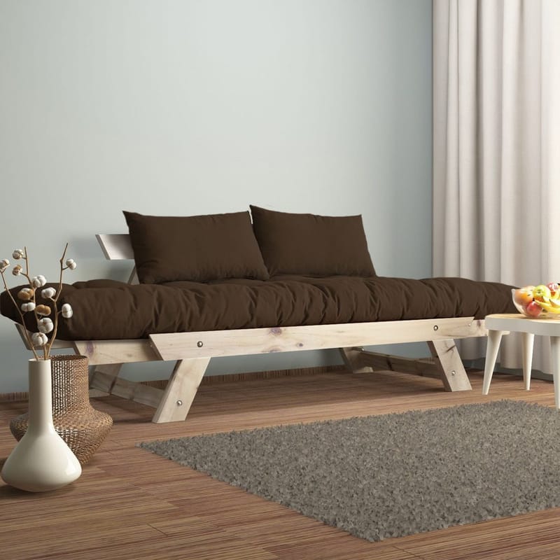Zylar 2-personers Sovesofa - Brun/Natur - Møbler - Sofaer - Sovesofaer - 2 personers sovesofa